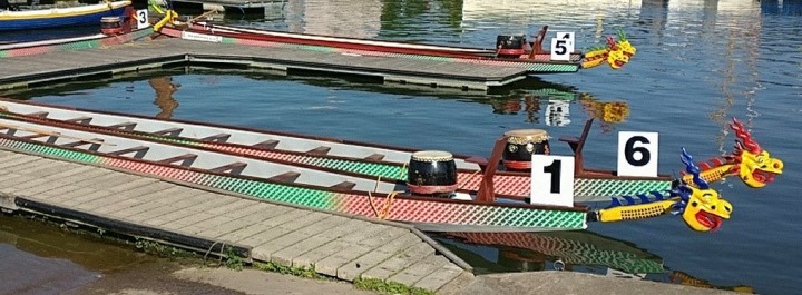 An image of baots docked in the water.